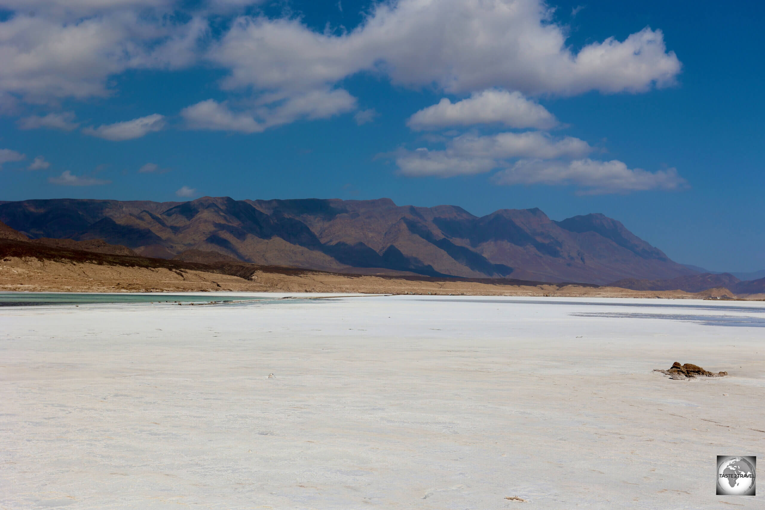 A highlight of Djibouti, Lake Assal is a two-hour drive west of Djibouti City.