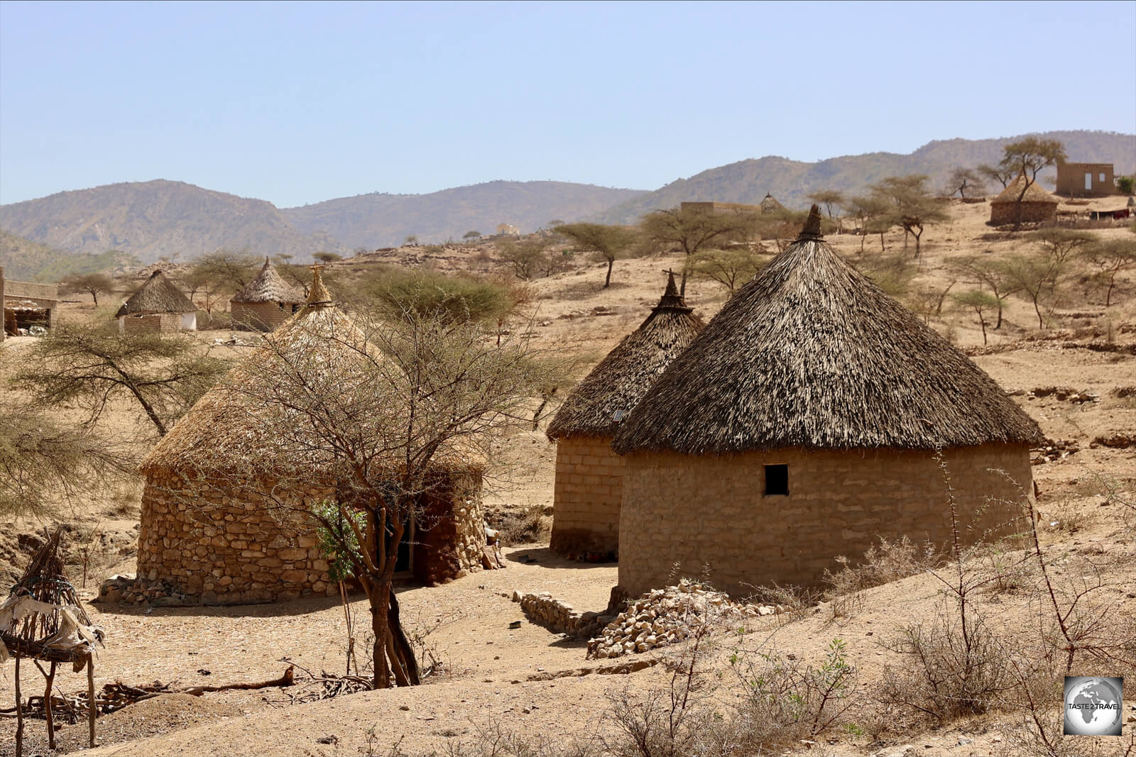 The Keren region is home to the <i>Bilan</i> people, who live in distinctly round huts.