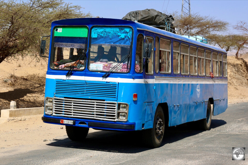 Public buses connect Asmara with all towns in Eritrea.