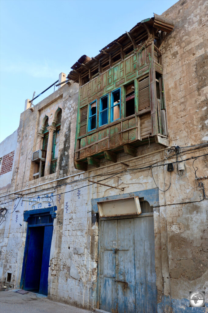 An Ottoman-era building in Massawa old town.