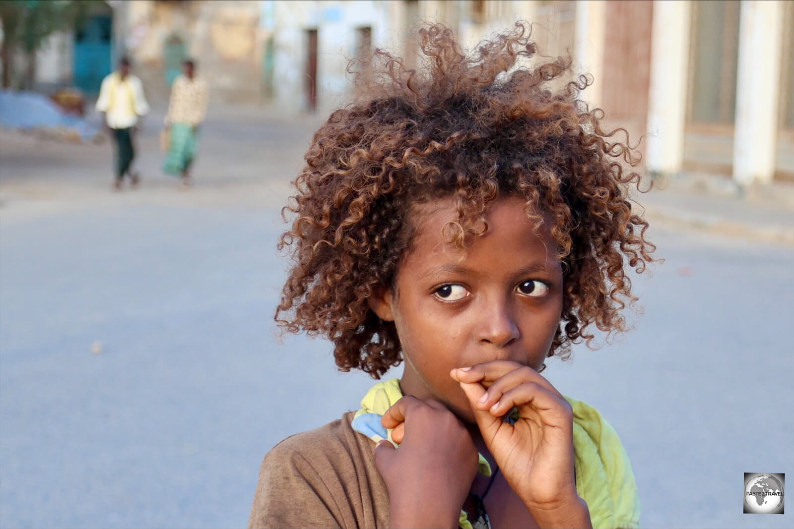 A young girl in Massawa old town.