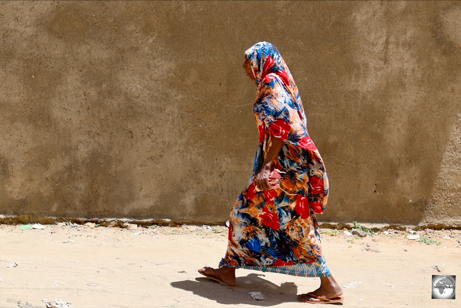 Street scene in the city of Keren.