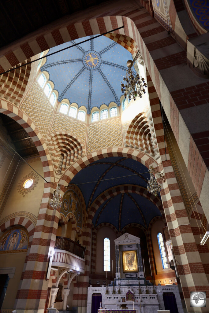 A view of the central dome of Asmara cathedral.