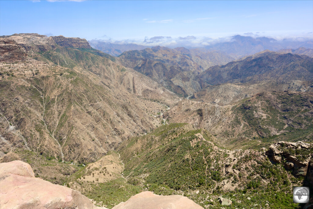 A view of the Great Rift Valley in the Debub region of Eritrea.