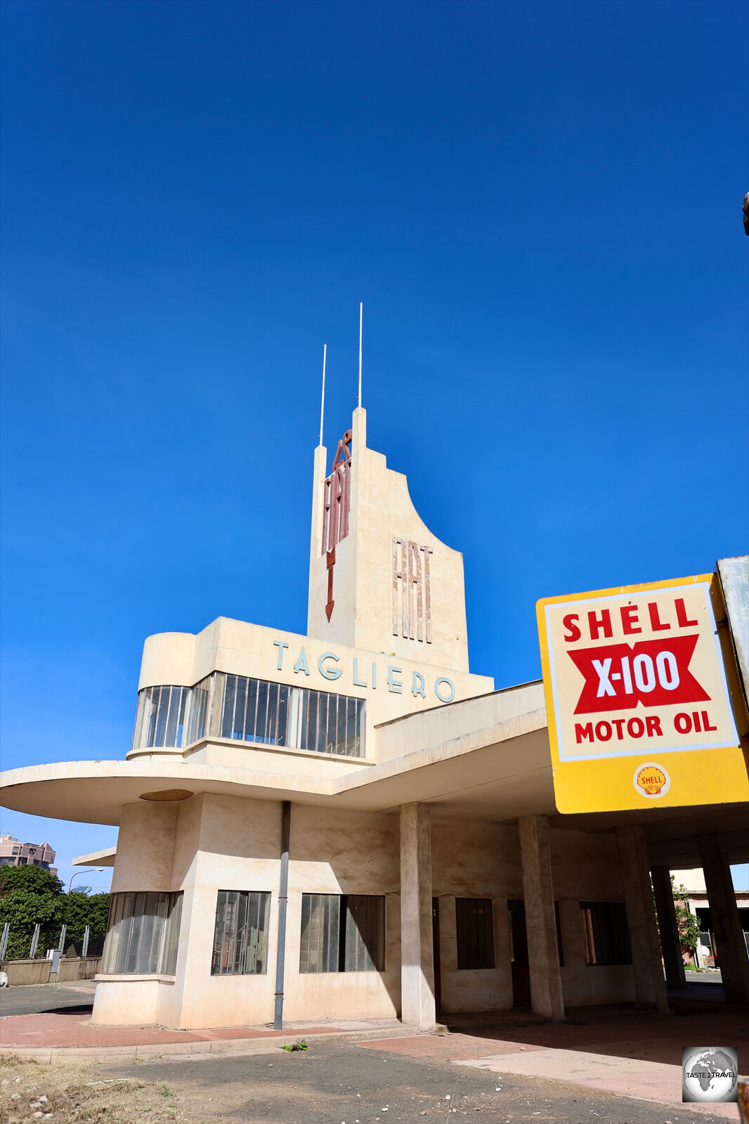 The Fiat Tagliero Building in Asmara.