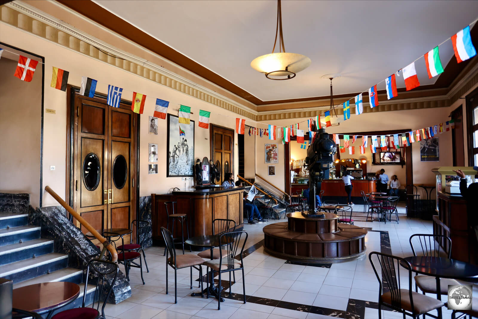 The lobby of Cinema Roma.