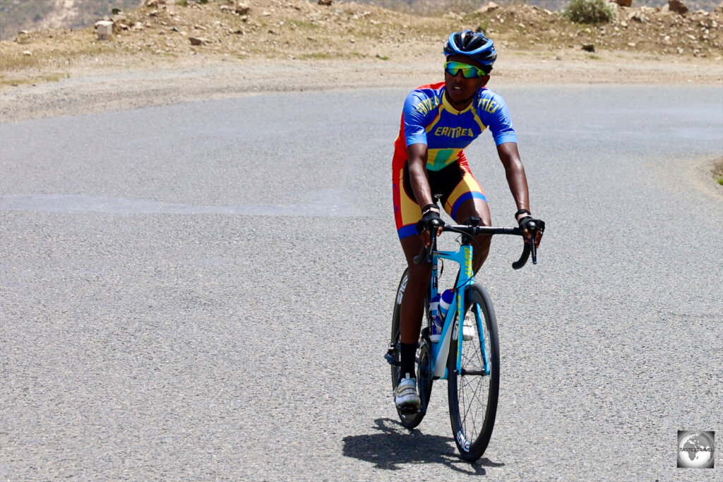 Eritreans became fascinated with the sport of cycling when they watched Italian cyclists racing in the streets in the 1930s when their country was an Italian colony.