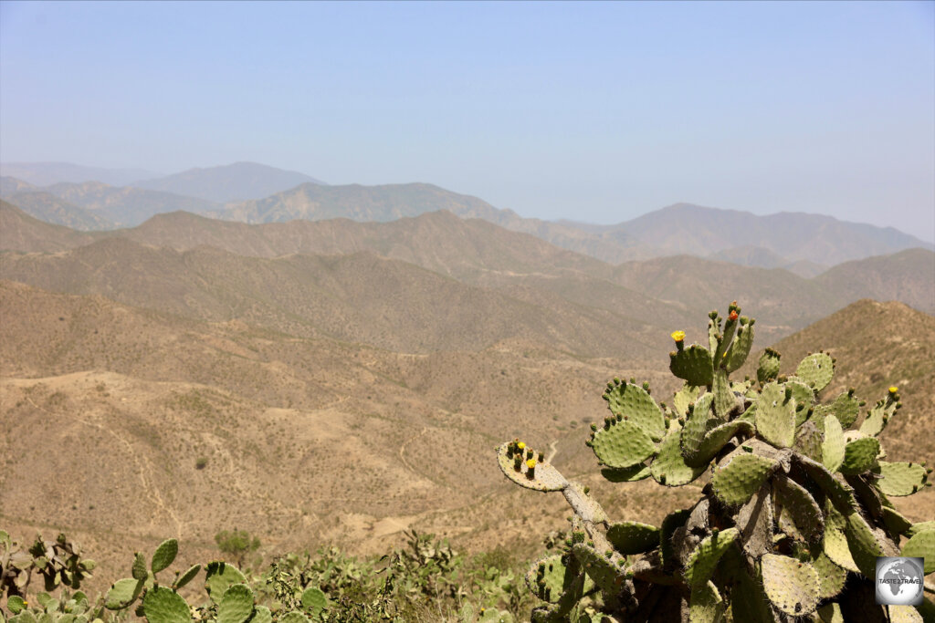A view of the central highlands of Eritrea.
