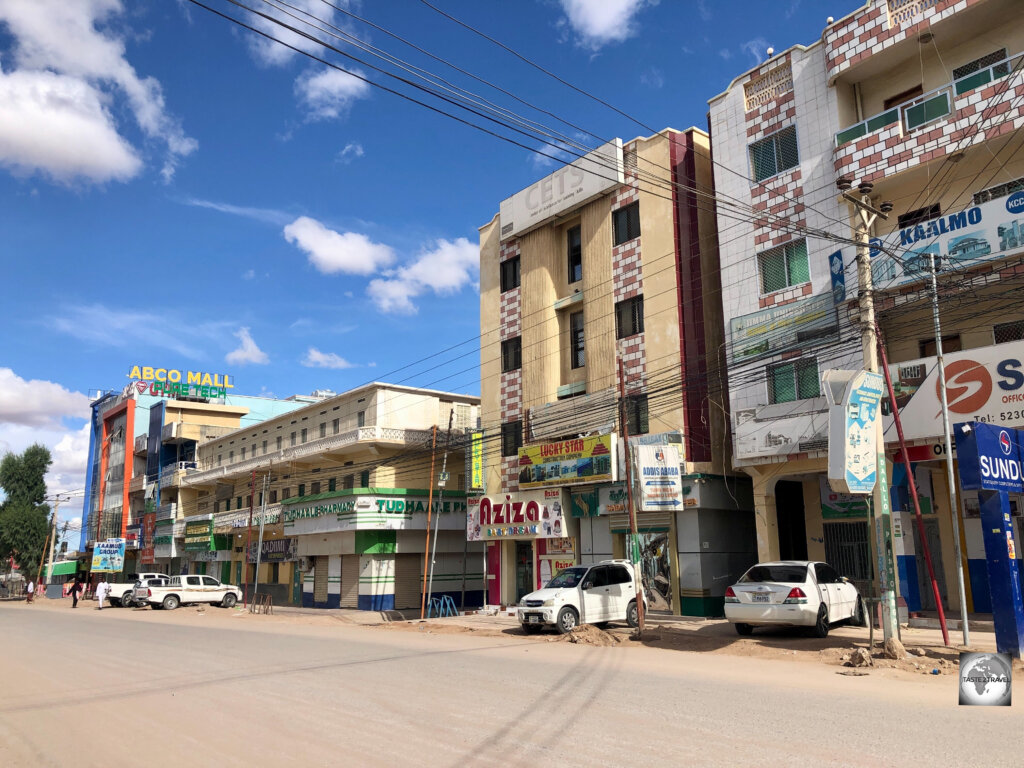 A view of downtown Hargeisa, the capital of Somaliland.