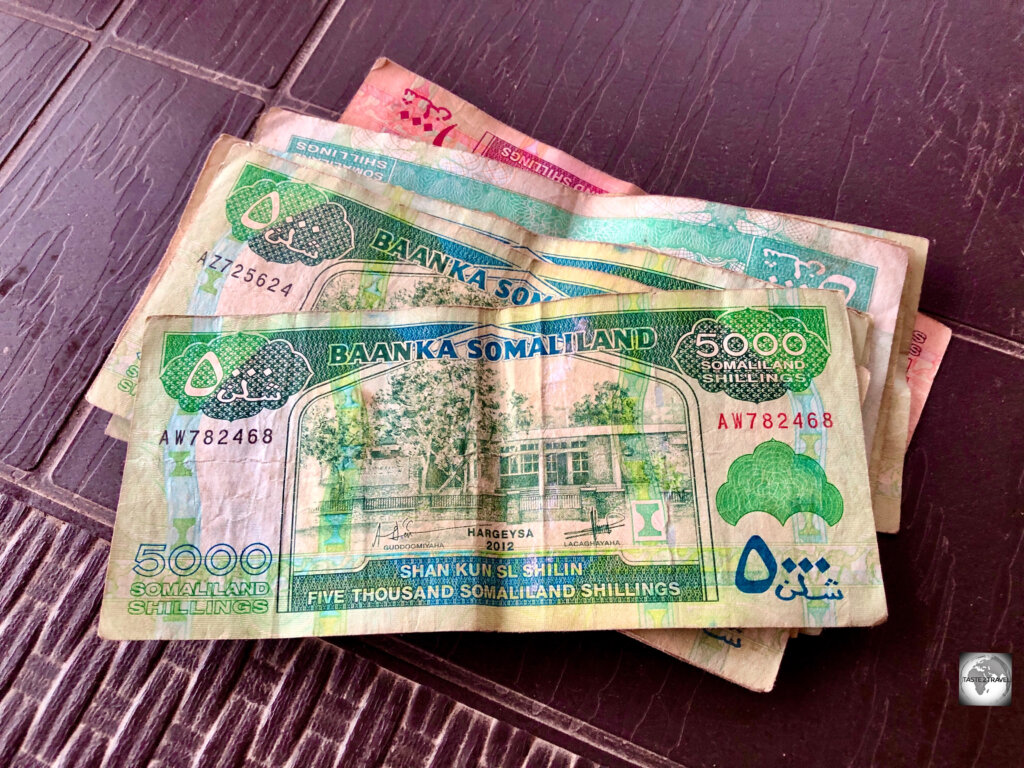 The Somaliland shilling is rarely used by the Somali's, who prefer digital payment platforms instead.