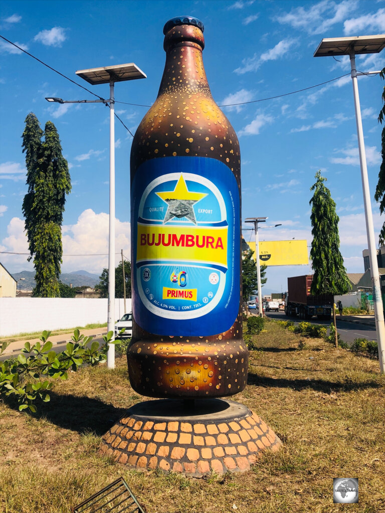 'Primus' is the local beer of choice in Burundi.