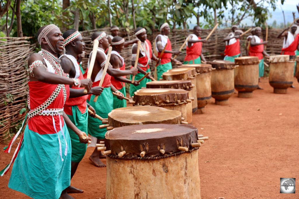 The Gishora Royal Drummers.
