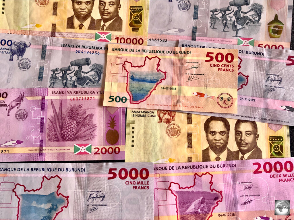 The official currency of Burundi is the Burundian franc (BIF).