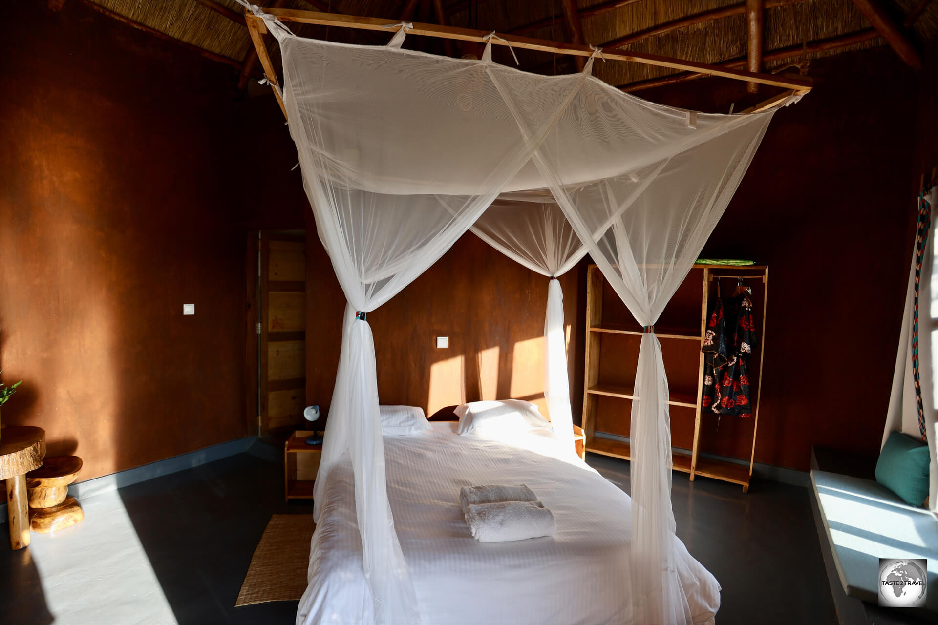 One of the garden bungalows at Rutete Eco Resort.