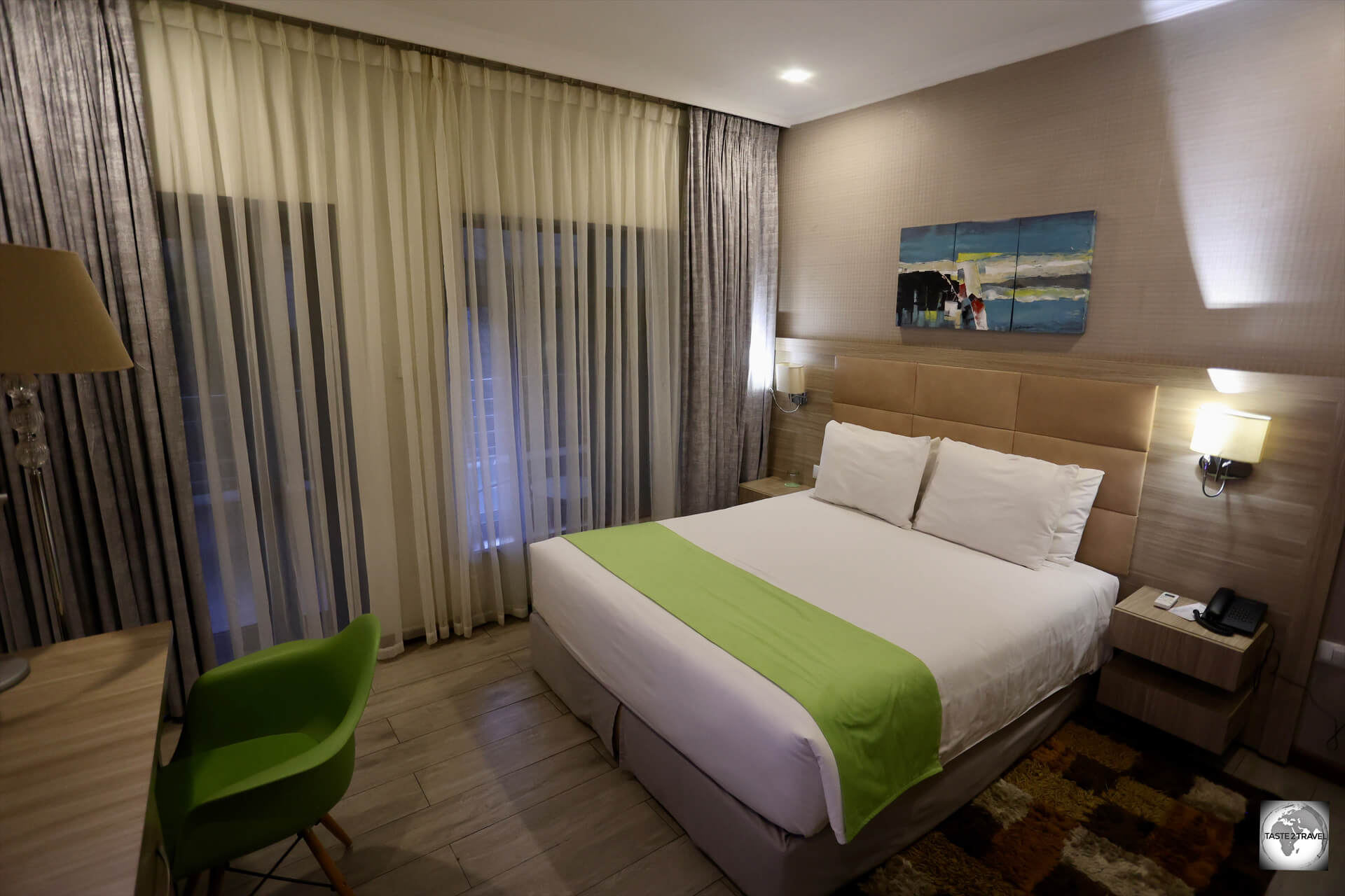 Another of my many rooms at the Court Boutique Hotel in Kigali. My home-away-from-home in Rwanda.