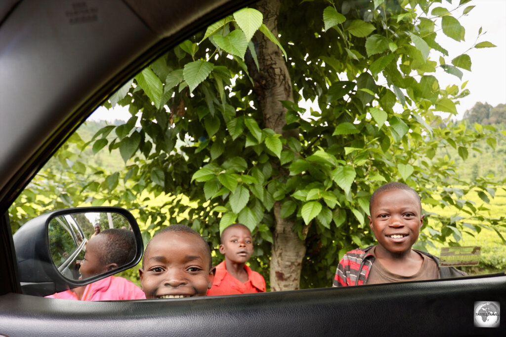 Rwandan children were always incredibly friendly, welcoming and curious about the mzungu (white man) in their midst.