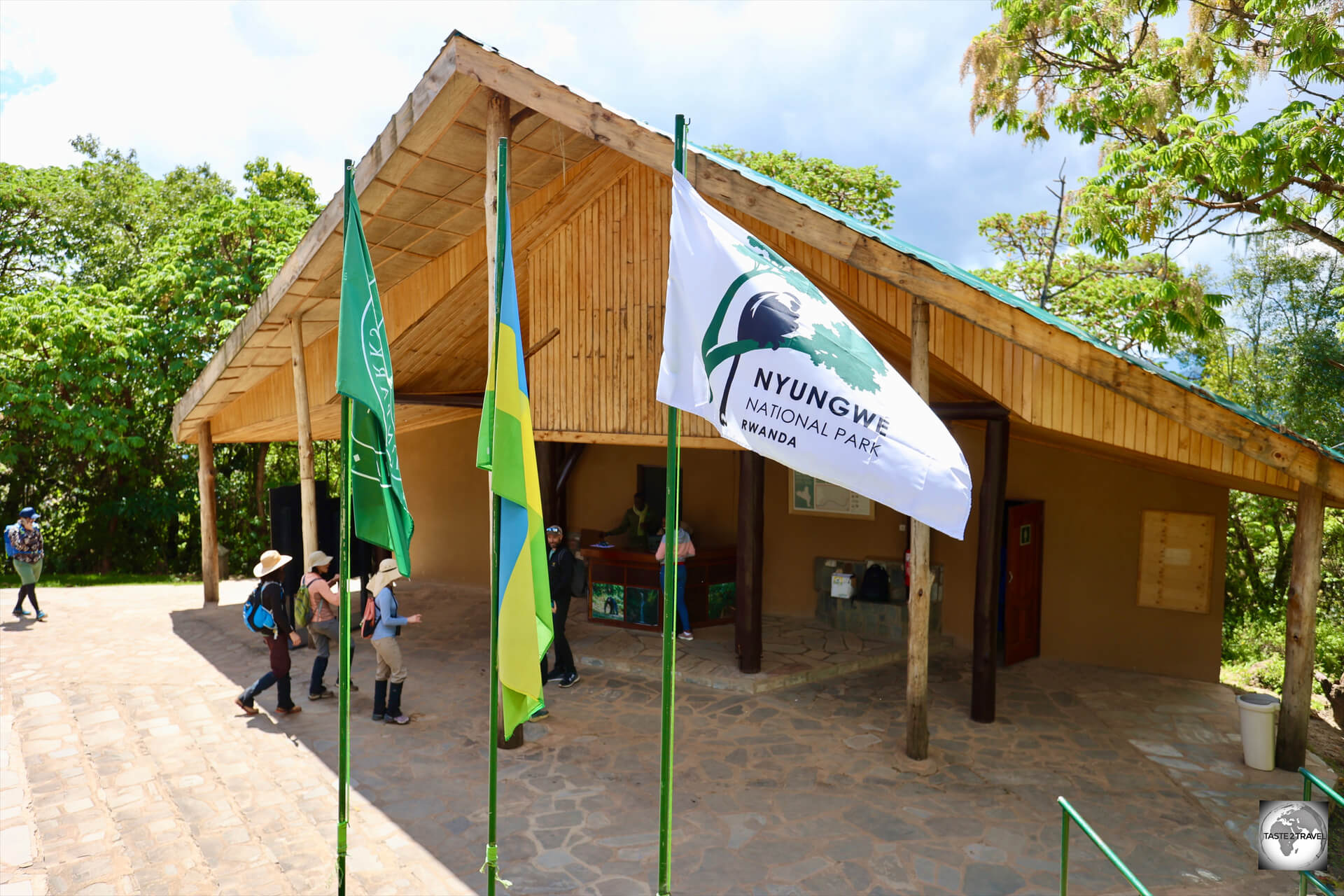 The park headquarters at Nyungwe National Park.