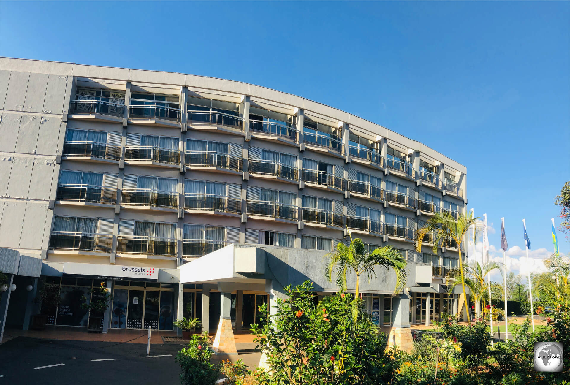 The historic 'Hotel des Mille Collines' was the inspiration for the Hollywood hit movie 'Hotel Rwanda'.