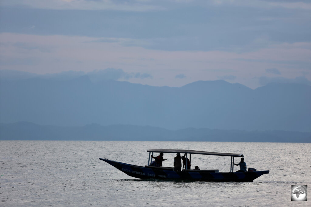 A view of Lake Kivu at Gisenyi.