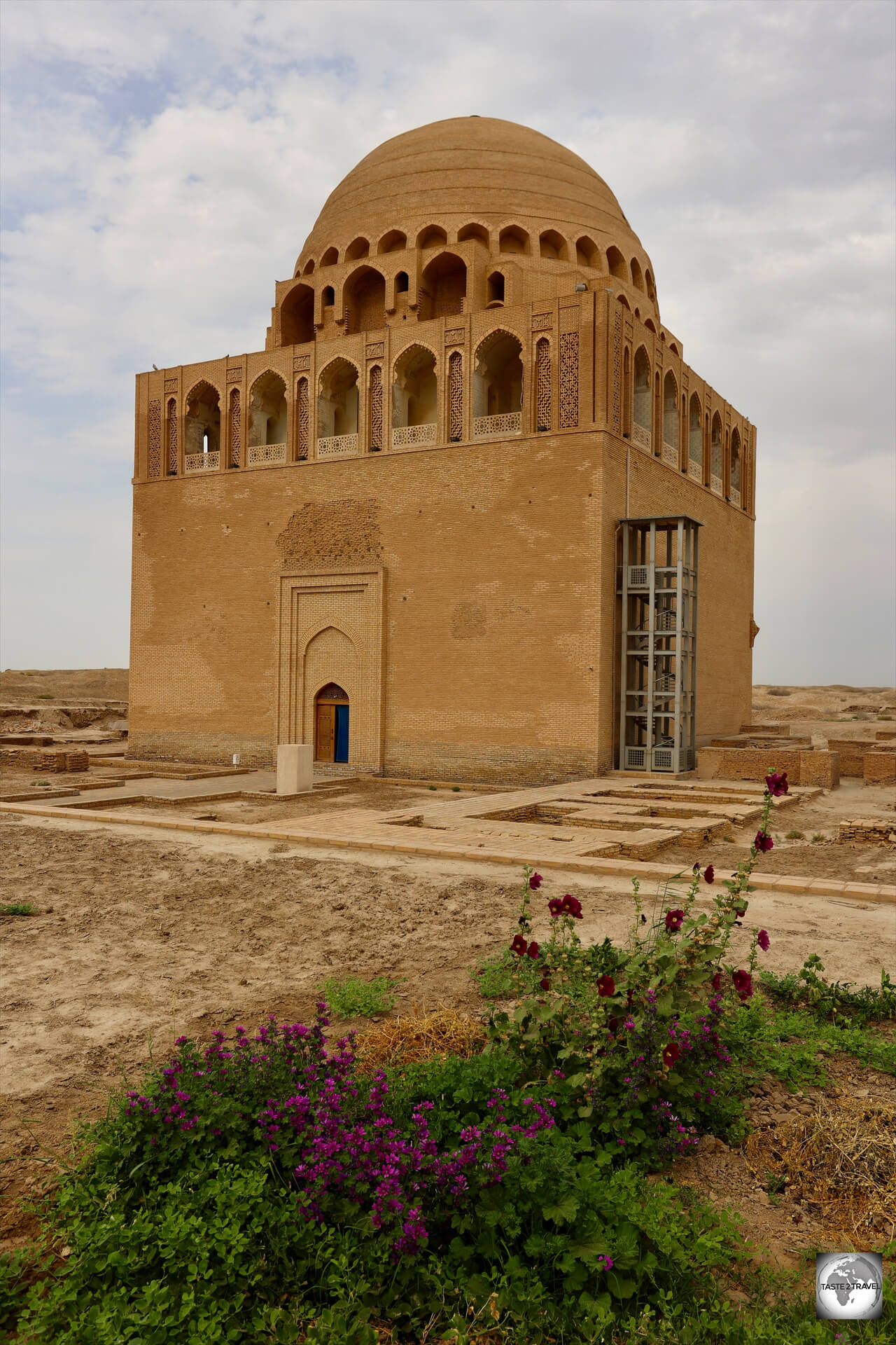 The Mausoleum of Ahmad Sanjar at Merv.