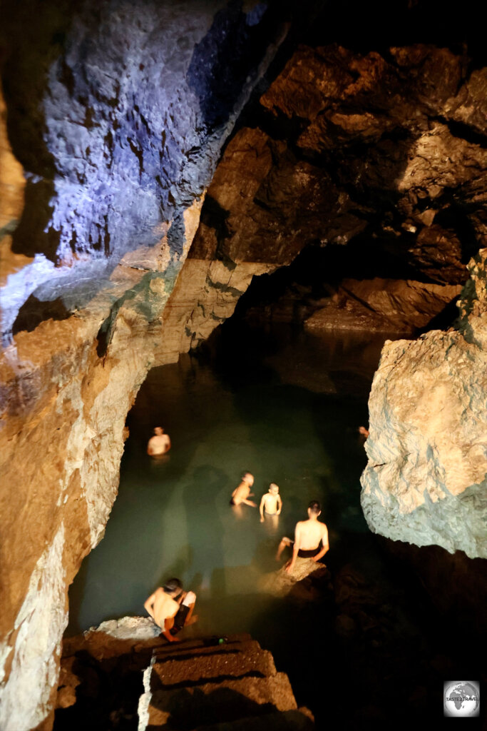 Kow Ata is an underground lake, which is located inside a large cave, 90 km west of Ashgabat.