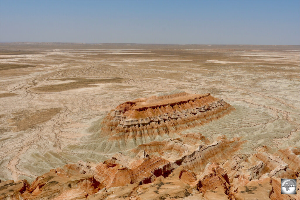 An ancient seabed, the spectacular Yangykala Canyon is a highlight of Turkmenistan.