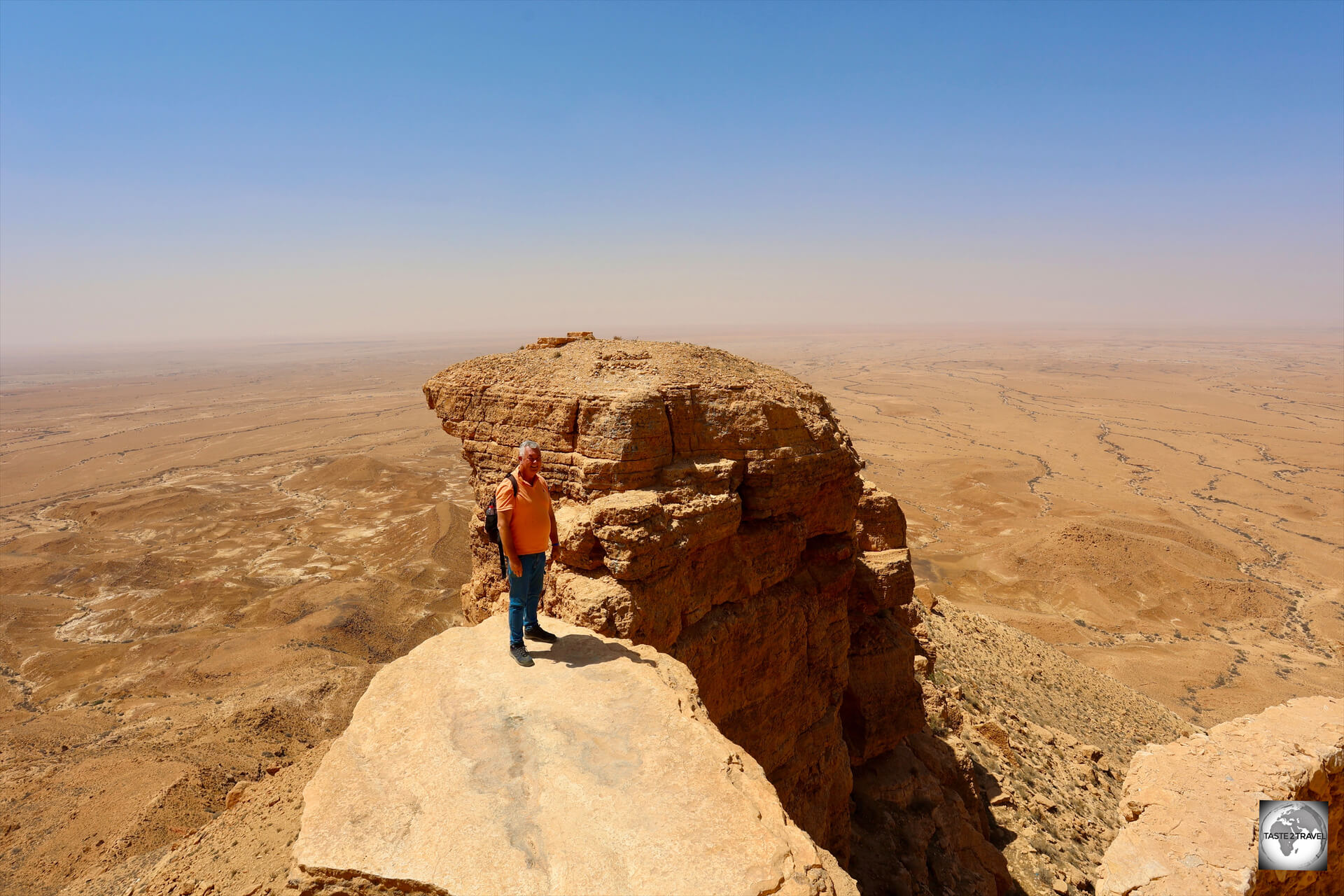Standing on the edge at Tormisa village.