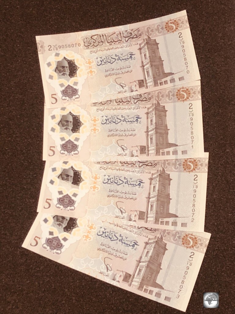 The Libyan Dinar is the official currency of Libya.