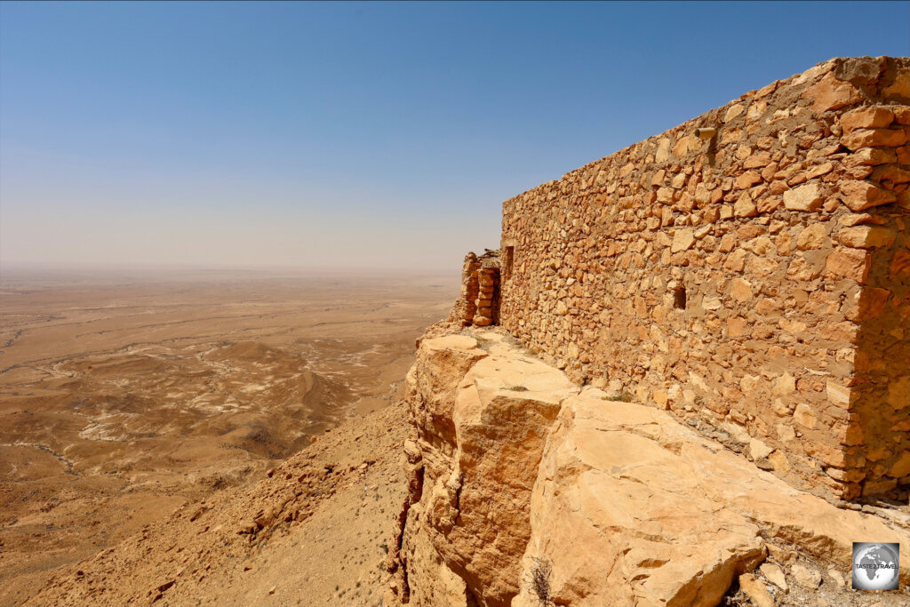 A view over the vast desert plain, from the abandoned village of Tormisa.