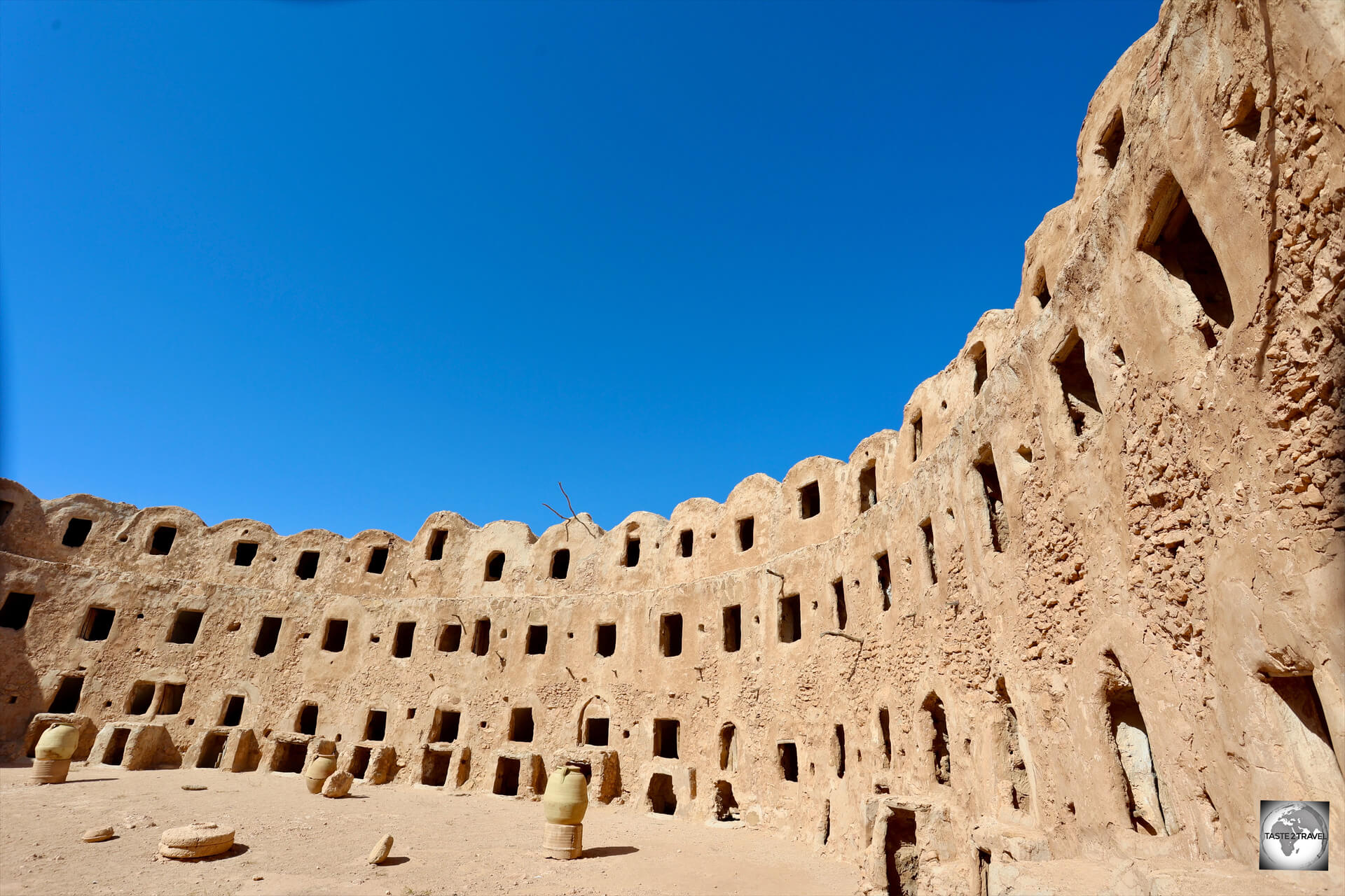 A view of Gasr Al-Hājj.