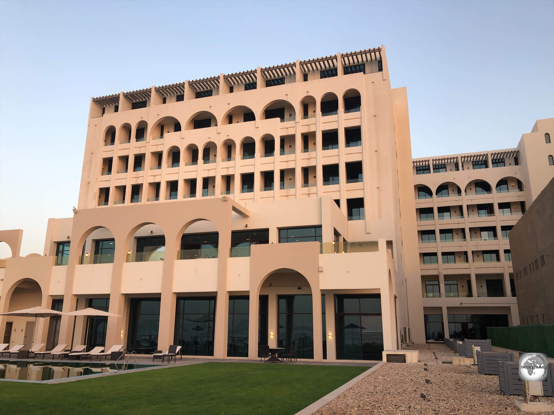 A view of the Four Points by Sheraton Hotel in Tripoli.