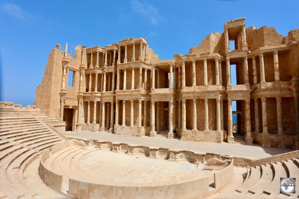 A highlight of Sabratha, the Roman theatre is considered to be the most complete in the world.