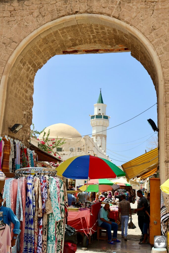 A view of the walled medina - Tripoli old town.