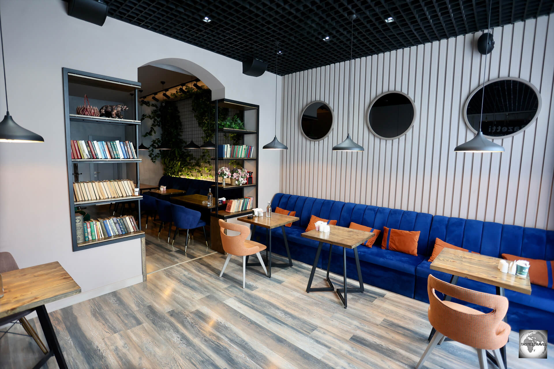 Bazetti Coffee in Ashgabat, offers a menu of international café favourites.