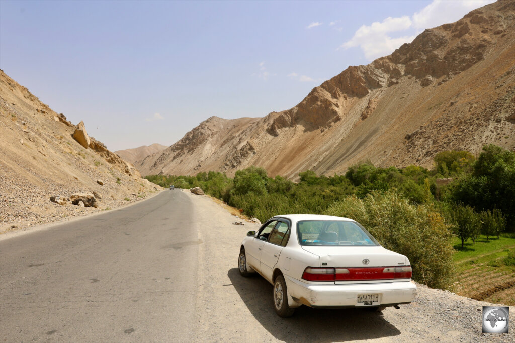 On the road to Bamyan.