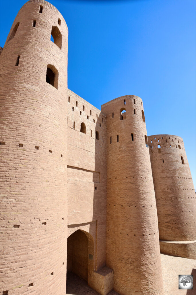 The imposing walls of Herat Citadel.