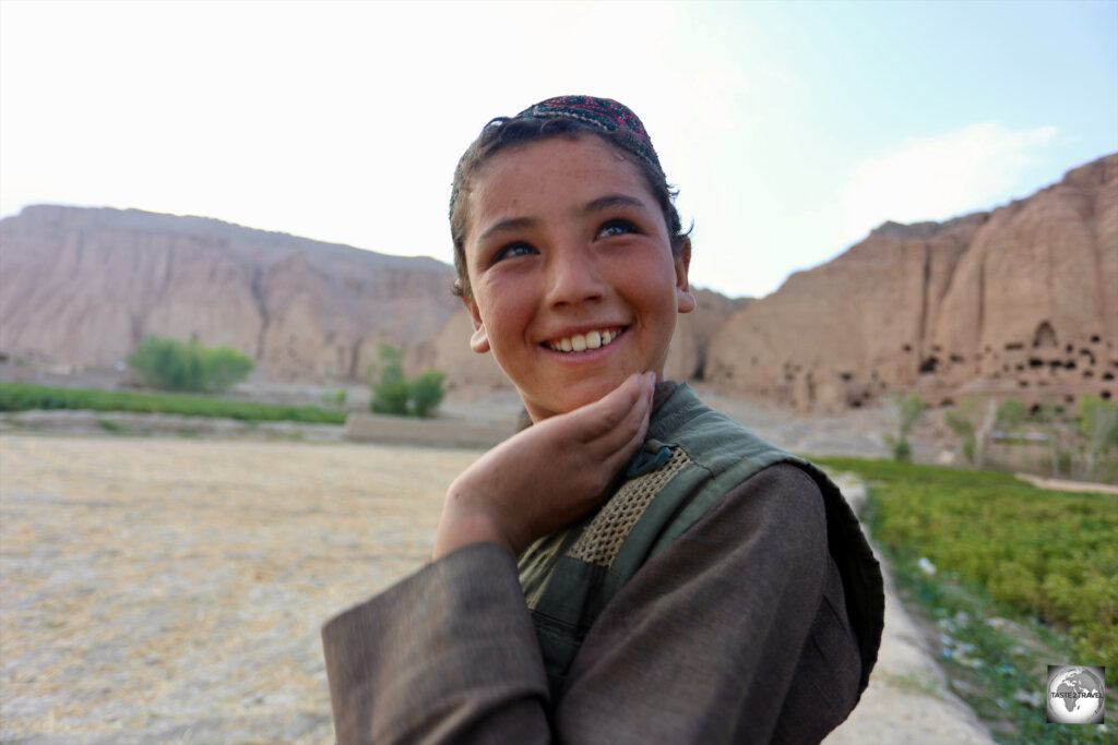 A young boy in Bamyan.