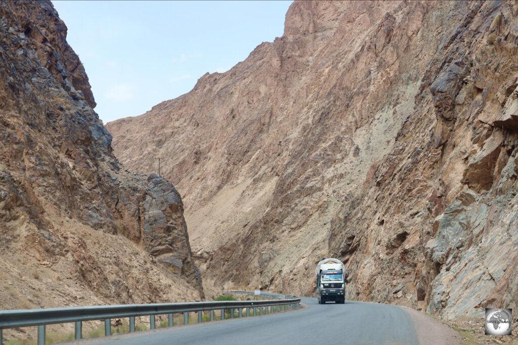 On the road to Bamyan from Kabul.