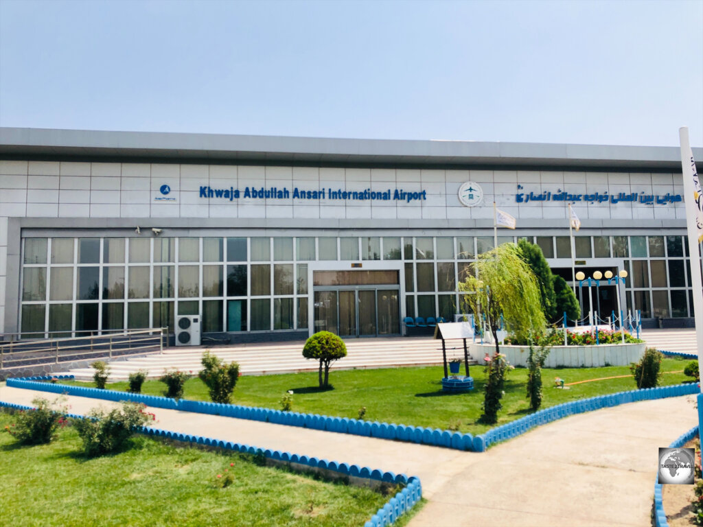 Herat International Airport, also known as Khwaja Abdullah Ansari International Airport.