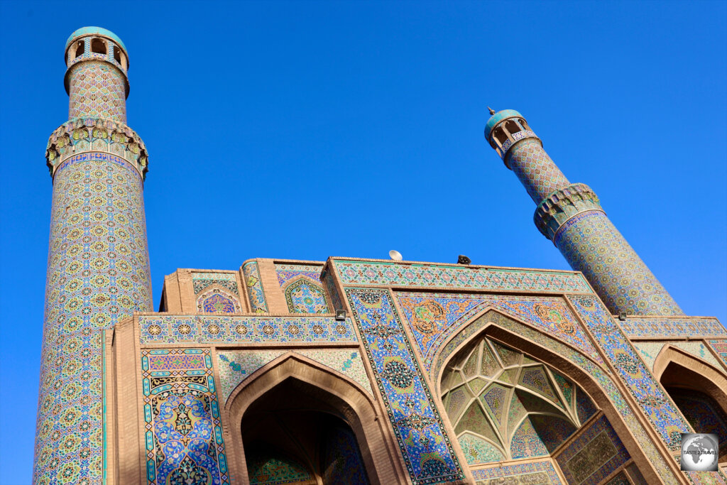 A view of the Great Mosque of Herat.