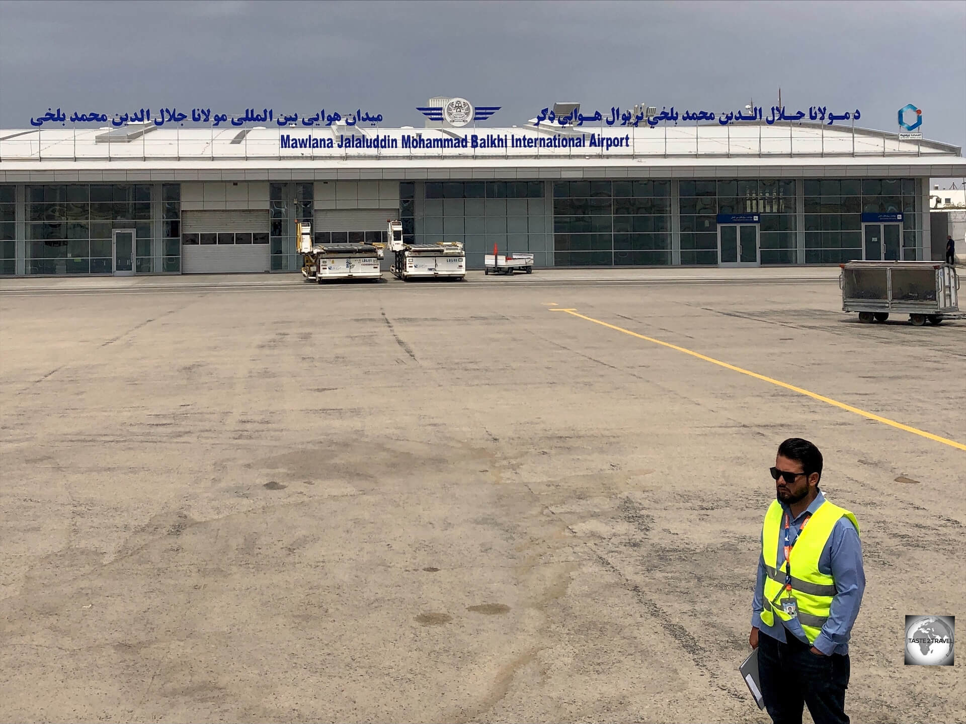 Mazar-e-Sharif International Airport, officially called Mawlana Jalaluddin Mohammad Balkhi International Airport.
