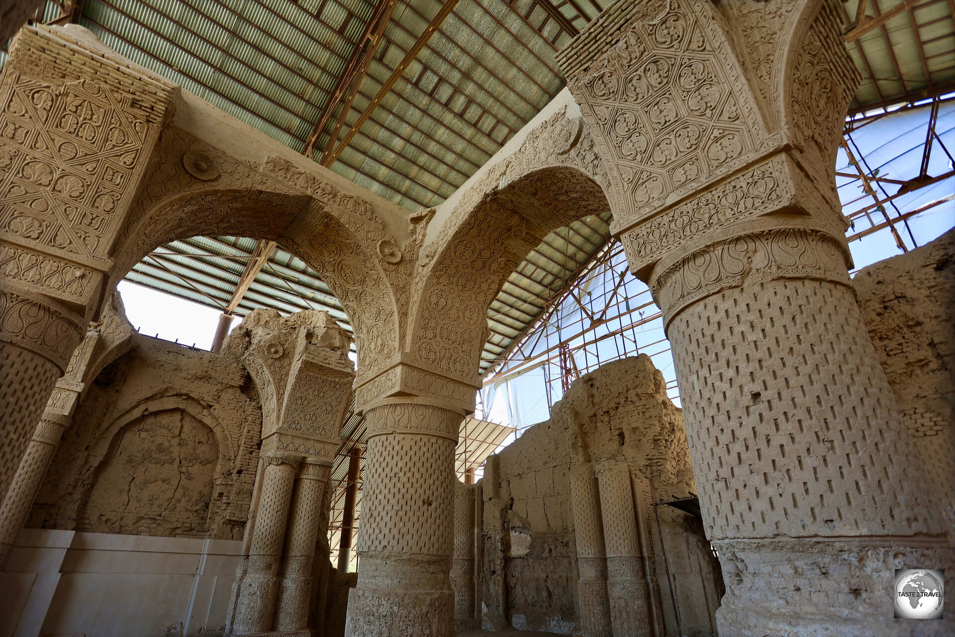 The 'Mosque of Nine Cupolas' is a UNESCO World Heritage Site.