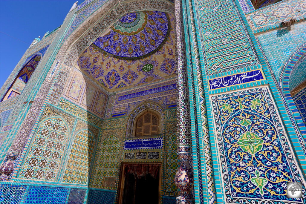 The Blue Mosque is made of blue hues of highly detailed mosaic tiles, inspired by Persian design.